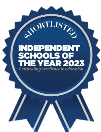 Shortlisted Independant School of the year 2022 